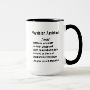 Grappige Physician Assistant Definitie cadeaus  Mok