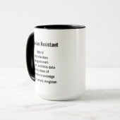 Grappige Physician Assistant Definitie cadeaus  Mok (Voorkant links)