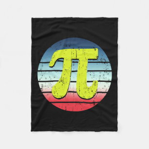 Grappige pi dag 3.14 pi spiraal Wiskunde geek stud Fleece Deken