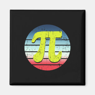 Grappige pi dag 3.14 pi spiraal Wiskunde geek stud Magneet