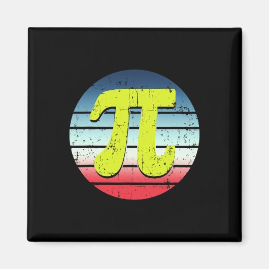 Grappige pi dag 3.14 pi spiraal Wiskunde geek stud Magneet (Voorkant)