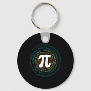 Grappige pi dag 3.14 pi spiraal Wiskunde geek stud Sleutelhanger