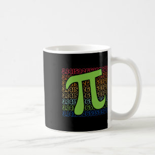 Grappige Pi-dag 3.14 Pi-symbool spiraal nummer wis Koffiemok