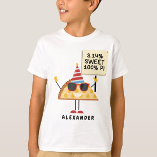 Grappige Pi dag- - 3.14% Zoet, 100% Pi T-shirt
