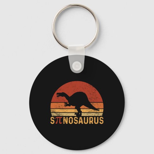 Grappige Pi-dag grap Spinosaurus dinosaurus wiskun Sleutelhanger (Voorkant)