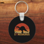 Grappige Pi-dag grap Spinosaurus dinosaurus wiskun Sleutelhanger (Voorkant)