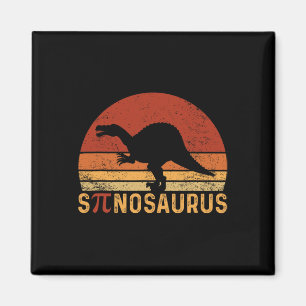 Grappige Pi-dag grapjurk Spinosaurus dinosaurus wi Magneet