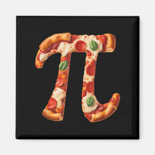Grappige Pi-dag Pizza Wiskunde Ontwerp Voor Lerare Magneet