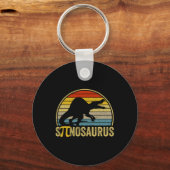 Grappige Pi-dag Pun - Spinosaurus Dinosaur Math On Sleutelhanger (Voorkant)