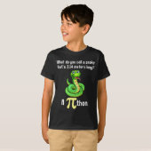 Grappige Pi-dag Puns Pithon Wiskunde Leraar Grappe T-shirt (Voorkant volledig)