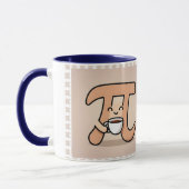 Grappige Pi-dagmok -3,14 Cadeau voor wiskundeliefh Mok (Links)