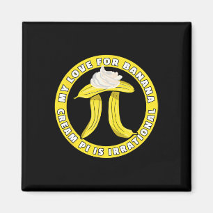 Grappige Pi Day Pi symbool grap - Bynana Cream Pie Magneet