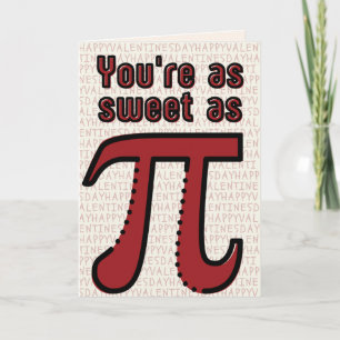Grappige Pi Wiskunde Grap Valentijnkaart Kaart