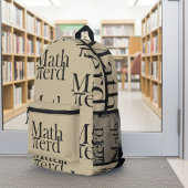 Grappige Pi Wiskunde Nerd Science Teacher Lichtbru Bedrukte Rugzak