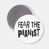 Grappige pianist magneet (Voorkant / Achterkant)