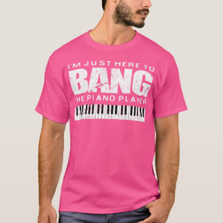 Grappige Pianist Vrouw Slaat De Pianist T-shirt