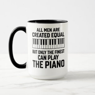 Grappige Pianospeler Fijnste Mannen Muziekleraar M Mok