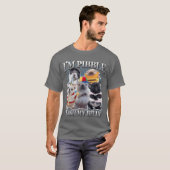 Grappige Pibble Hond Meme Brainrot Was Mijn Buik T-shirt (Voorkant volledig)