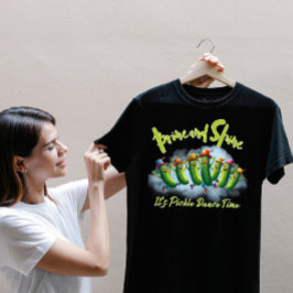 Grappige Pickle Dance Party Tijd T-shirt