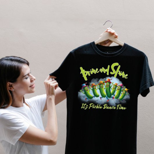 Grappige Pickle Dance Party Tijd T-shirt