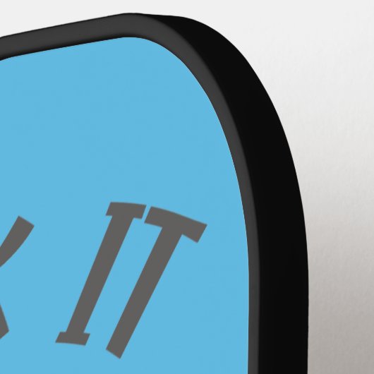 Grappige Pickle Pickleball speler gewoon drinken Paddle (Links Detail)