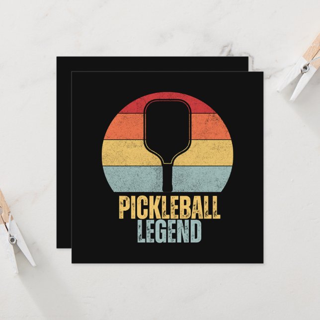Grappige Pickleball (Voorkant / Achterkant in situ)