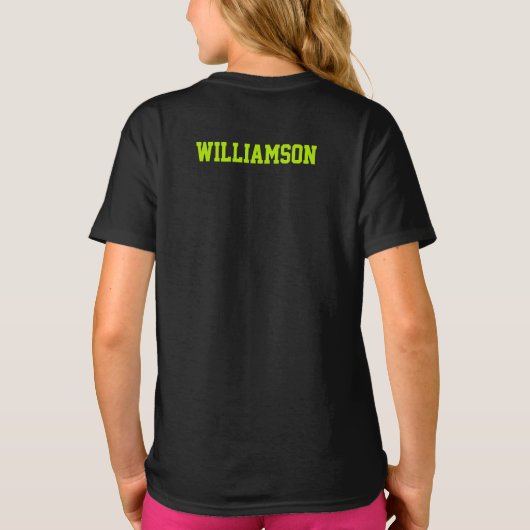 Grappige Pickleball Aangepaste Naam Verjaardag Geb T-shirt (Achterkant)