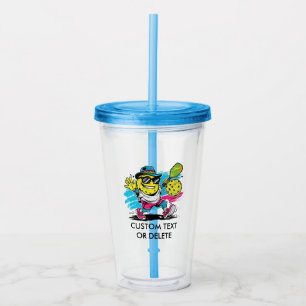 grappige pickleball acryl drinkbeker