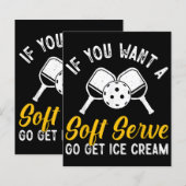 Grappige pickleball als je een zachte server wilt  (Voorkant / Achterkant)
