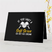 Grappige pickleball als je een zachte server wilt kaart (Gele Bloem)