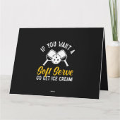 Grappige pickleball als je een zachte server wilt kaart (Achterkant)