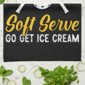 Grappige pickleball als je een zachte server wilt theedoek (Gevouwen)