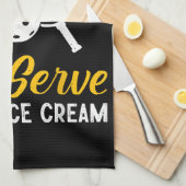 Grappige pickleball als je een zachte server wilt theedoek (Quarter Fold)