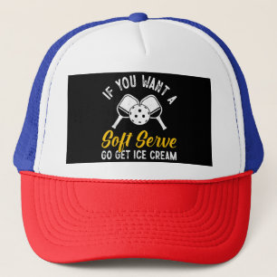 Grappige pickleball als je een zachte server wilt  trucker pet