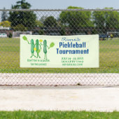 Grappige Pickleball Banner (Insitu)