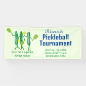 Grappige Pickleball Banner (Horizontaal)