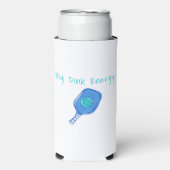 Grappige Pickleball Big Dink Energie Seltzer Blikjeskoeler (Seltzer Voorkant)