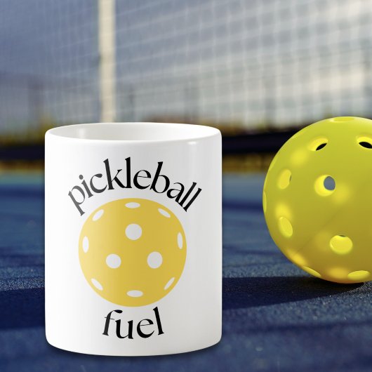 Grappige Pickleball brandstof moderne Schattigee t Koffiemok