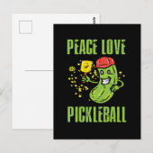 Grappige Pickleball Briefkaart (Voorkant / Achterkant)