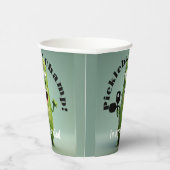 Grappige Pickleball Champ Paper cup Papieren Bekers (Rechts)