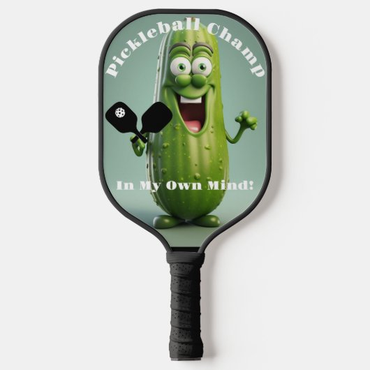 Grappige Pickleball Champ Pickleball Paddle (Voorkant)