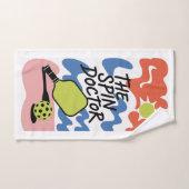 Grappige Pickleball De Spin Doctor Sporthanddoek Handdoek (Handdoek)
