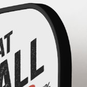 Grappige Pickleball Dink Sport Waarom ik Picklebal Paddle (Links Detail)