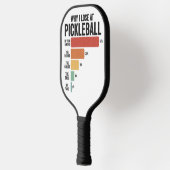 Grappige Pickleball Dink Sport Waarom ik Picklebal Paddle (Links)