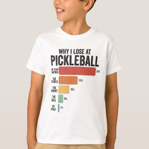 Grappige Pickleball Dink Sport Waarom ik Picklebal T-shirt