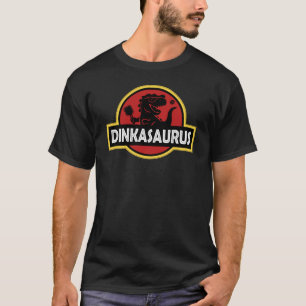 Grappige Pickleball Dinkasaurus Dino T-shirt