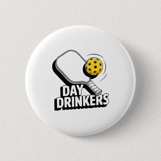 Grappige pickleball dubbelpartner voor dagelijkse ronde button 5,7 cm (Voorkant)