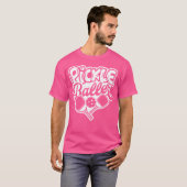 Grappige pickleball eet slaap augurk bal t-shirt (Voorkant volledig)