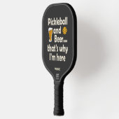 Grappige pickleball en bier, daarom ben ik hier paddle (Links)
