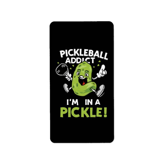 Grappige-Pickleball Etiket (Voorkant)
